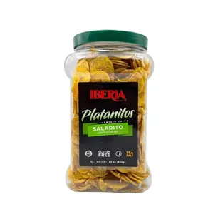 Iberia Saladito Lightly Salted Plantain Chips , 20 Oz.