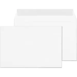 50 Pack 6x9 Open-Side Booklet Envelopes, 28lb Heavy Duty White Plain Paper Mailing Envelopes with Gummed Seal for Catalogs, Business and Booklets