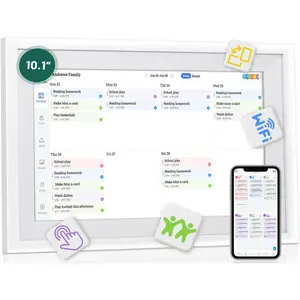 Digital Wall Calendar with Touchscreen, 10 inch  Calendar,  Calendar for Family, WiFi Family digital calendar Chore Chart, Wall Planner, WiFi Digital Picture Frame