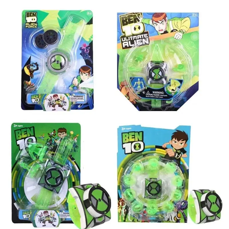 Omnitries Benes10 Wristwatches Vocalization Projectiones Kitses Model Toy Anime Peripherals Kids Gift