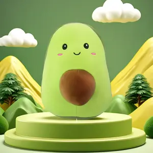 Christmas Gift Idea  10'' Avocado Plush Toy – Ultra-Soft 4-Way Stretch Stuffed Pillow, Kawaii Cuddle Buddy for Kids & Adults | Cute Green Fruit Plushie, Machine-Washable & CPSIA Safe Gift for Bedroom Décor, Birthdays, Dorms