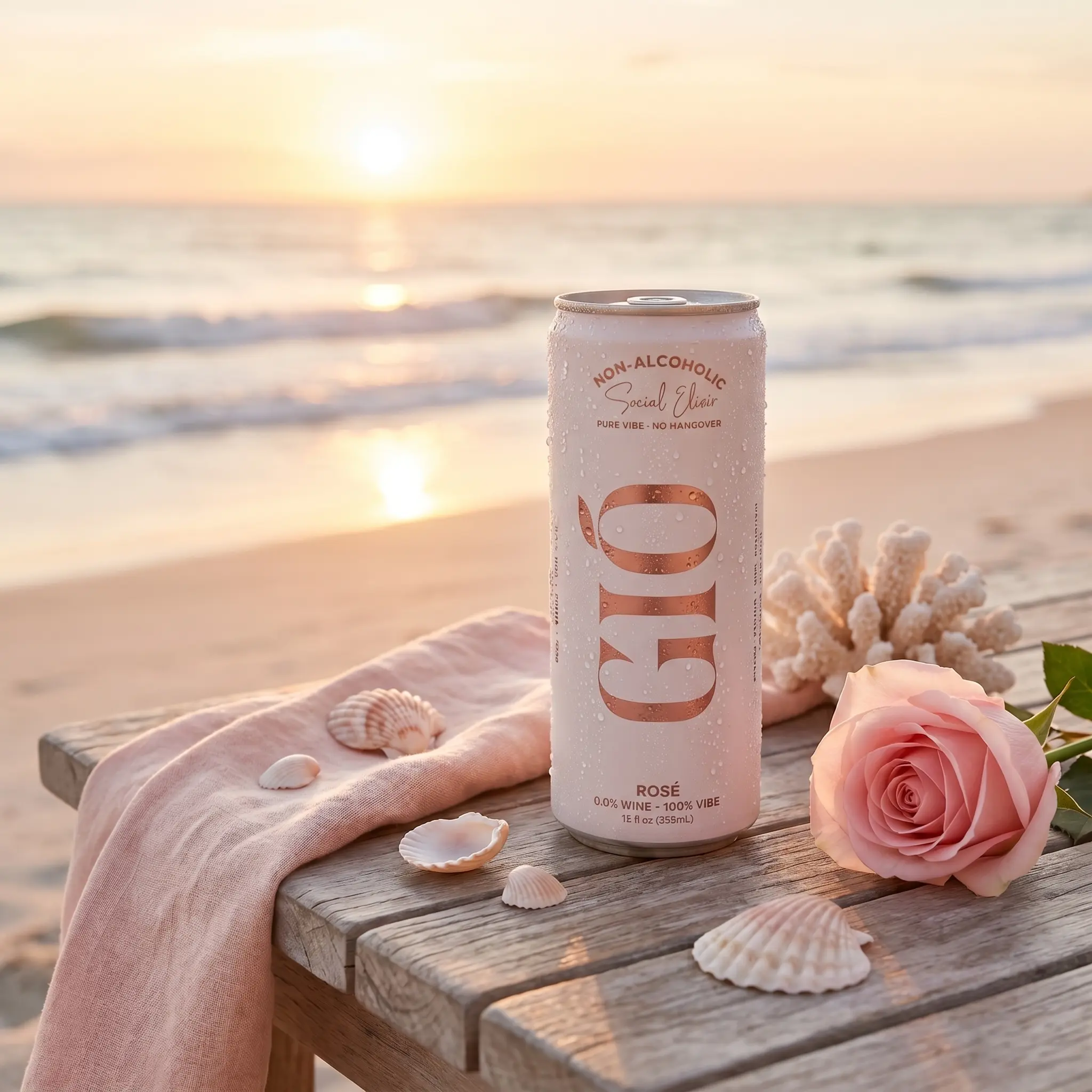 GIÓ Rosé 6-Pack | Non-Alcoholic Drink with Kanna Kava & Blue Lotus