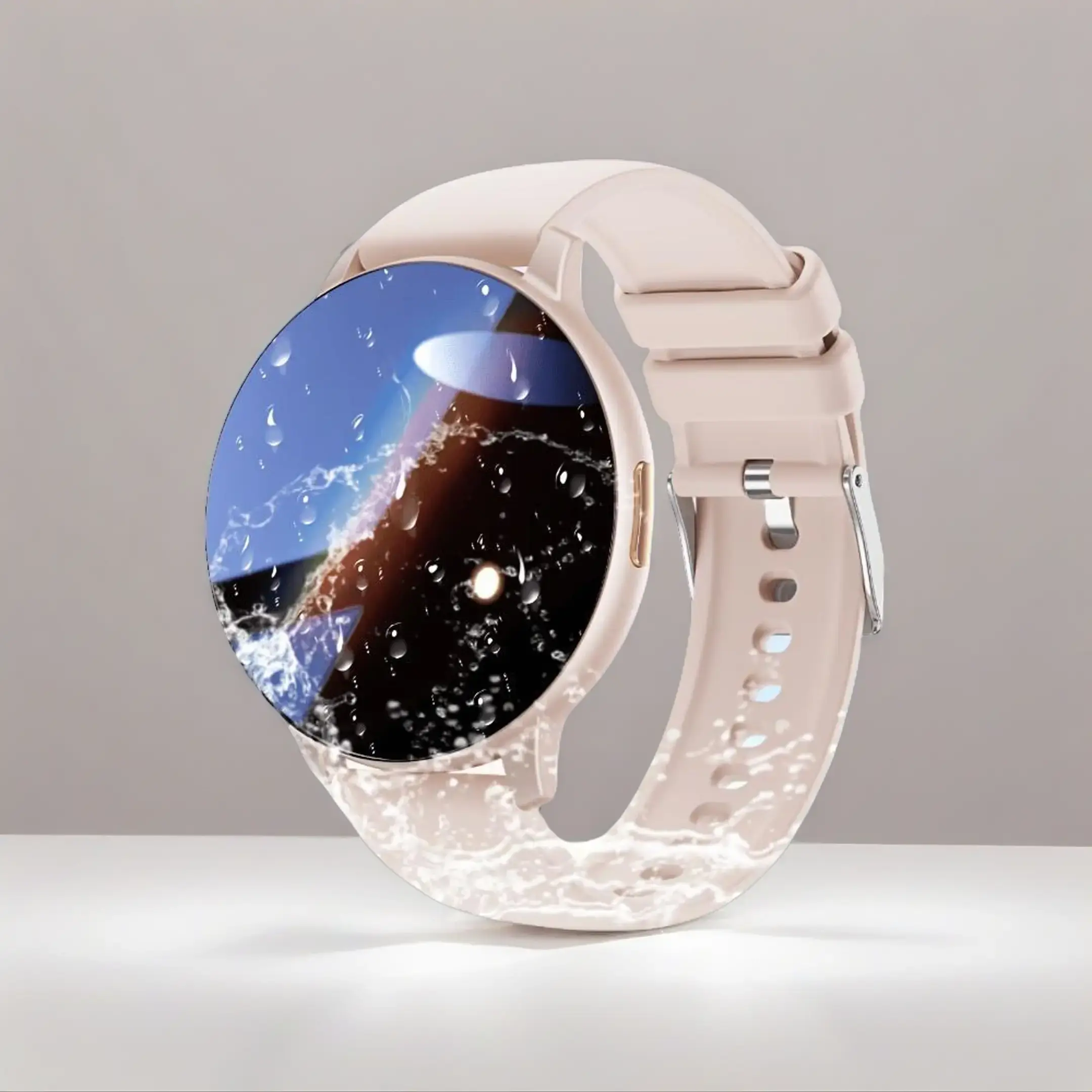 New Smart Watch, IP68 | Unisex | Valentine's Day Gift - Wireless Call/SMS/Multiple Sports Modes/Remote Camera Control/Fitness Tracker, Compatible with iPhone and Android, USB Charging, Silicone Strap, Smart Connect, Modern Style,  heart rate monitoring