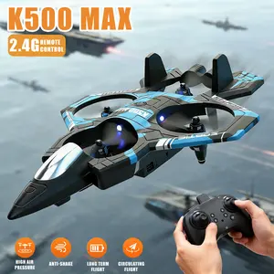 Future Fighter Remote Control Airplane Toy With Colorful Lights, 360° Stunt Flights, One-key Start/Landing, Altitude Hold, Stable Hovering, Flight Toys Suitable for Beginners, Easy to Fly, Great Gift for Friends