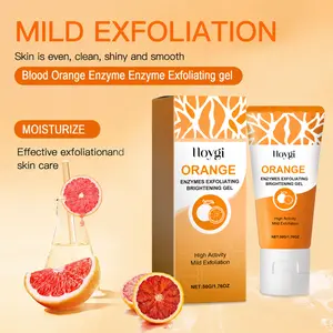 Orange Enzyme Exfoliating Gel LF16-35 | Gentle Peeling Gel for Face & Body | Deep Cleansing, Removes Dead Skin, Moisturizing & Brightening | All Skin Types