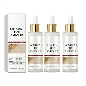 Buy 2, Get 1 Free Rice Brightening Exfoliating Solution Black Head Remover  Skin Care Soft Exfoliating Face and Body Dead Skin Cells Remover for All Skin Types, 100ml chemical peel product