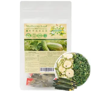 Sifangda Mulberry Leaf Wax Gourd & Bitter Gourd Tea 60g 3g x 20P Natural Ingredients Individual Teabags Traditional Chinese Formula Herbal Beverage