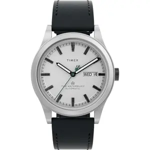 Timex Waterbury Traditional 39mm Leather Automatic Mens Watch TWH6Z6710