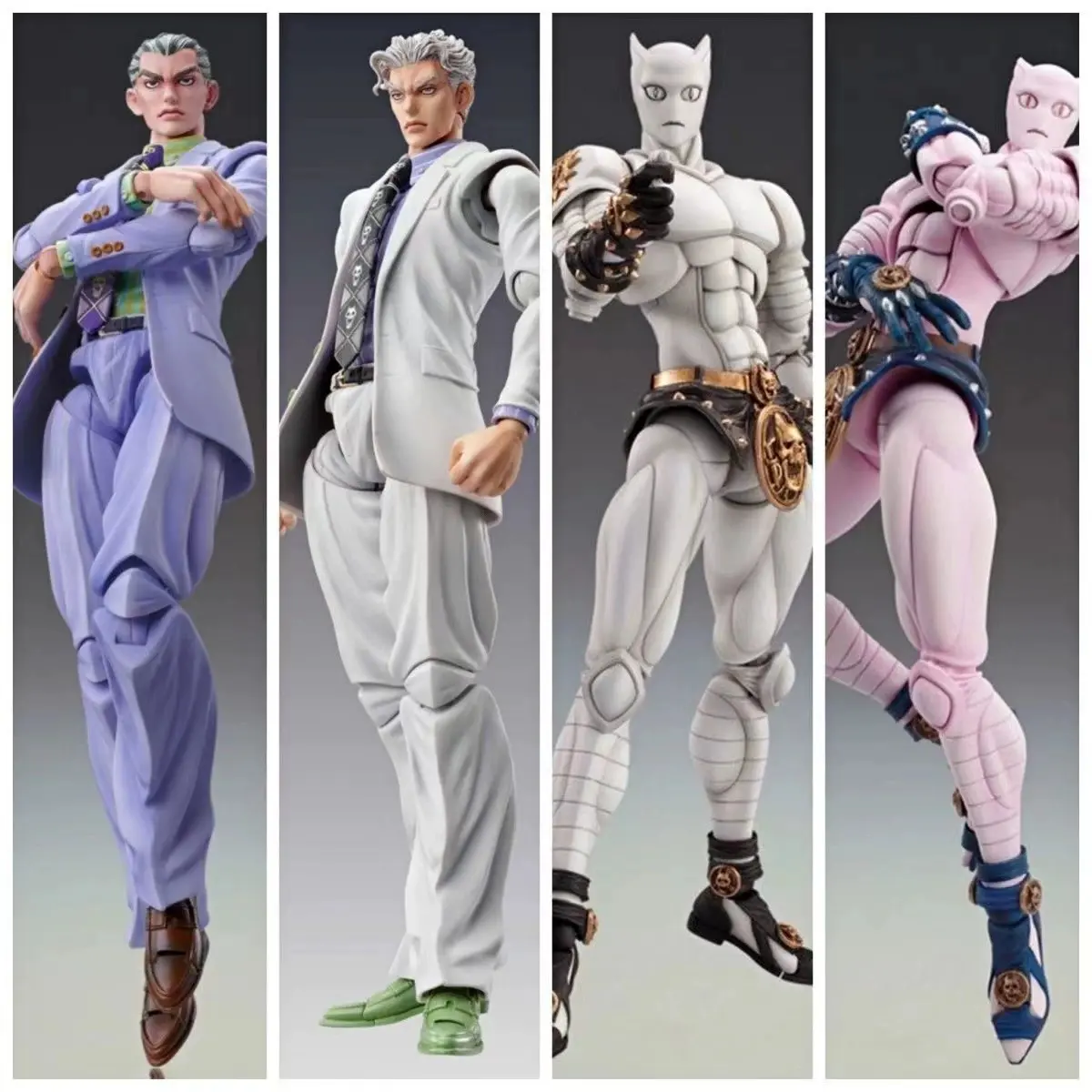 JOJO Adventure Anime White  Queen Diamond Killer Toy Figure Collectible Jointed Action Toy for Ages 6 And above
