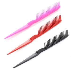 3 Row Styling Comb For Detangling Defining And Separating Curls Unisex Hairbrush Set