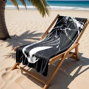 1 piece Venom Dark Spider-Man in comic style themed beach towel - Oversized comfortable flannel sofa blanket, suitable for beds and sofas, all-season use, modern design, digitally printed pattern, 100% polyester material, machine washable, suitable