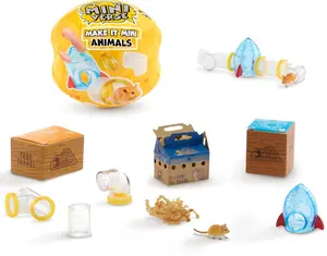 MGA's Miniverse Make It Mini Animals Series 2 Mini Collectibles, Blind Pack, DIY, Crafts, Resin, Replica Animals, Collectors, Gifts, 8+