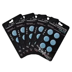 2026 New Car Windshield Washer Fluid Tablets Eco-Friendly Powerful Cleaning Compact Storage Portable Car Maintenance Detailing Accessories summervibes
