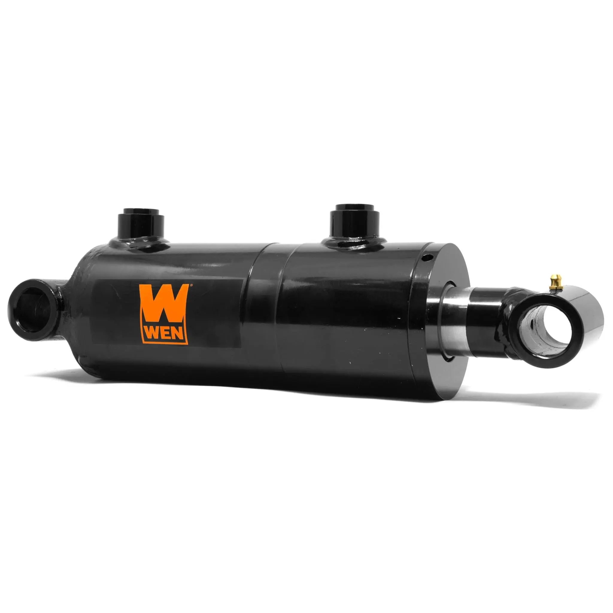 WEN WT-3008 Heavy Duty Industrial Cross Tube Hydraulic Cylinder, Industrial Hardware, 3" Bore, 8-in Stroke, Chrome Rod, High-Pressure, Inches