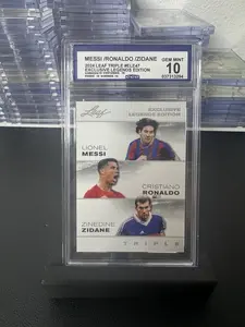 MESSI RONALDO ZIDANE LEGENDS EXCLUSIVE GEM MT 10