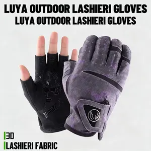 Unisex Fishing Gloves 3 5 Fingers Open Design Non Slip Breathable Elastic for Fly Ice Fishing Winter Warm Waterproof Outdoor Sports Gloves