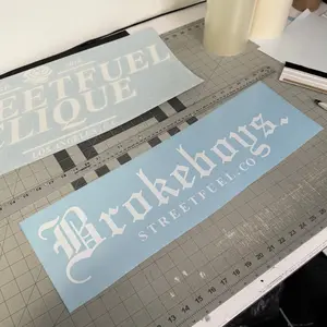 Broken Boys Vinyl V1 Banner - Custom Car Sticker Car Decal Adhesive Decals