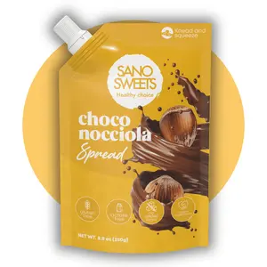 Choco Nocciola Healthy Spread - No sugar added, gluten free, lactose free, palm oil free, simple ingredients Flavor Sweet Chocolates Dip