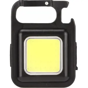 Rechargeable COB Keychain Light with Magnet: Multifunctional Mini Flashlight & Bottle Opener – Portable Hands-Free Tool for Auto Repair, DIY, and Daily Use