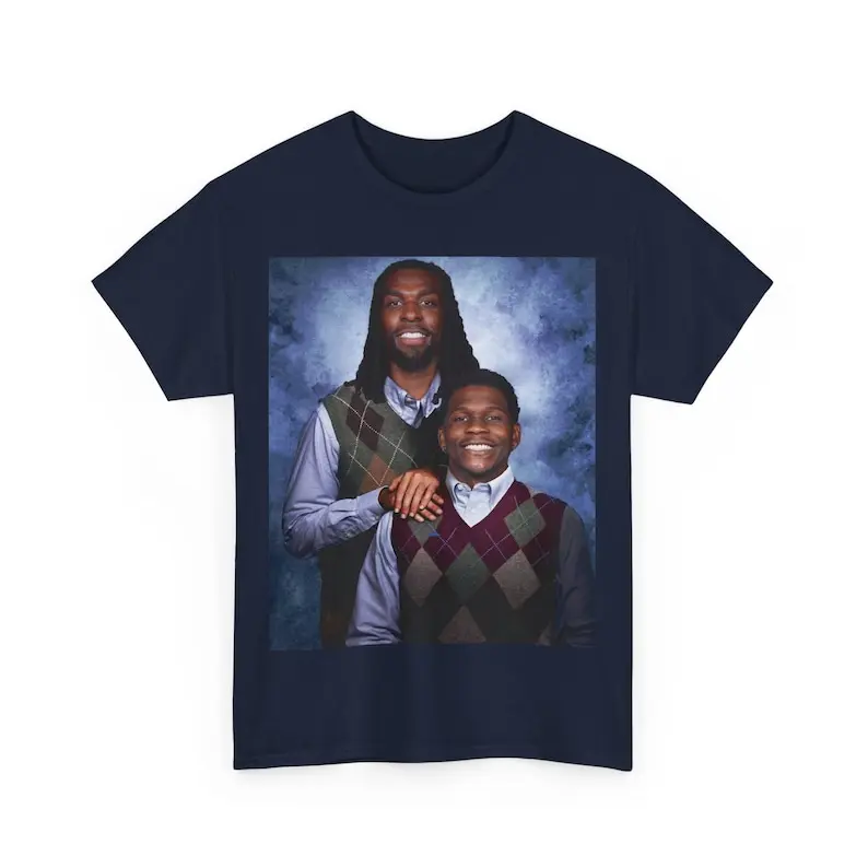 Anthony Edwards Naz Reid Step Brothers Minnesota Basketball T-Shirt, Step Brothers Basketball Shirt, Timberwolves Basketball Shirt, Unisex, Shortsleeve