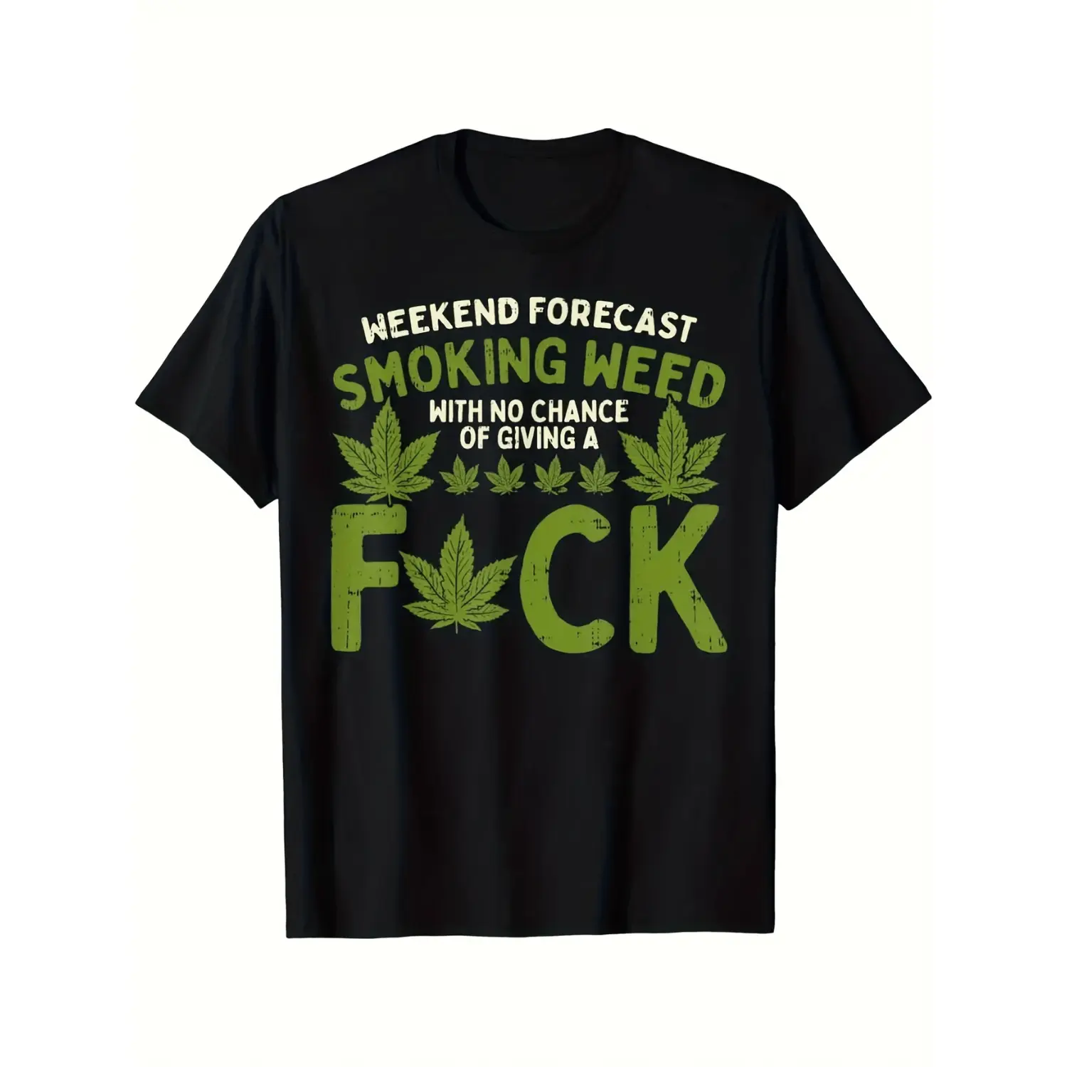 100% Cotton Retro Weekend Forecast Smoking 420 Thc Stoner Gift T Shirt 2025 Comfortable Cotton Mens Round Neck Short Sleeves T Shirt 180 -1 Golf Gift T-Shirt For Men And Women
