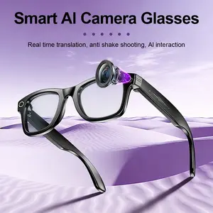 Multifunctional Wireless Smart Glasses 2026, 8MP HD POV Camera Video Recorder, Hands-Free Wearable, Bluetooth Audio & Calls, 160+ Languages Real-Time Translation, Photochromic Lenses for Travel & Daily Use