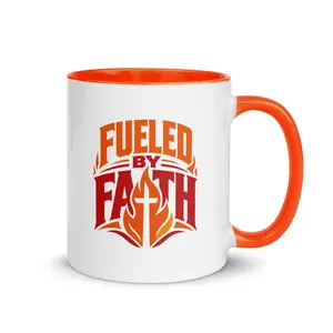 Fueled By Faith Mug with Color Inside