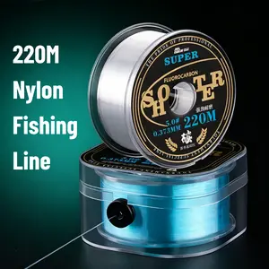 Flexible Nylon Fishing Line Non-Stretch Main Line for Sliding Float, Lure, Surf and Rock Fishing