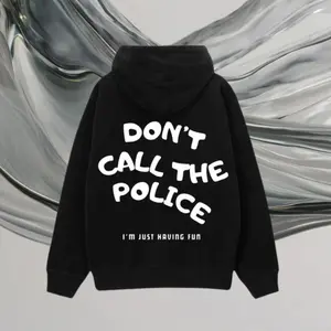 Autumn and winter Dont Call The Police Hoodie Motorcycle Hoodie - Casual Hoodie for Men and Women - Soft Cotton Comfortable Everyday Wear sweatshirt