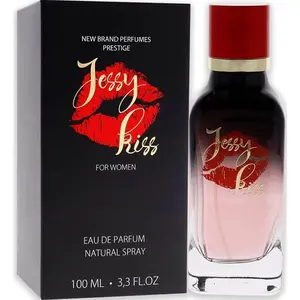 NEW Brand Prestige Jessy Kiss Female Floral Eau Perfume, Women's Eau de Parfum (EDP) - 3.3 fl oz, 3.4 fl oz Options, Raspberry Base, New In Box, Fragrance Edp, Fruit Floral Scent, Sweet Fruity Fragrance