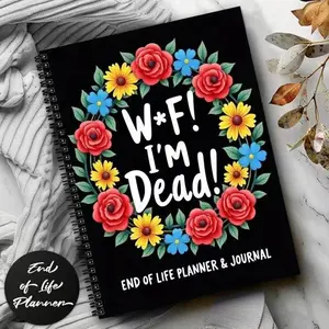 Life End Planning Notebook, Wills Assets Insurance Letters, 94 Pages Coil Bound, Smooth Page Turning, Family Legacy Management