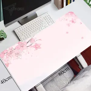 Soft Pink Sakura Watercolor Extended Mouse Pad | Minimalist Japanese Desk Mat | Oversized Non-Slip for Gamers & Home Decor | Gentle Sakura Aesthetic | Perfect for Gaming Setup & Desk Decor #SakuraWatercolor #JapaneseAesthetic #PinkMinimalist #DeskMat
