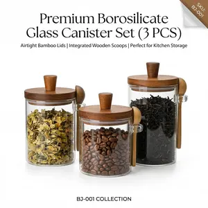Set of 3 Coffee Jars