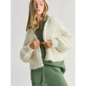 Angel Dust Long Sleeve Cropped Cardigan | Sale Rack