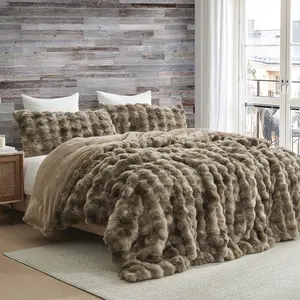 Beary Soft - Coma Inducer Oversized Comforter Set - Kodiak Brown