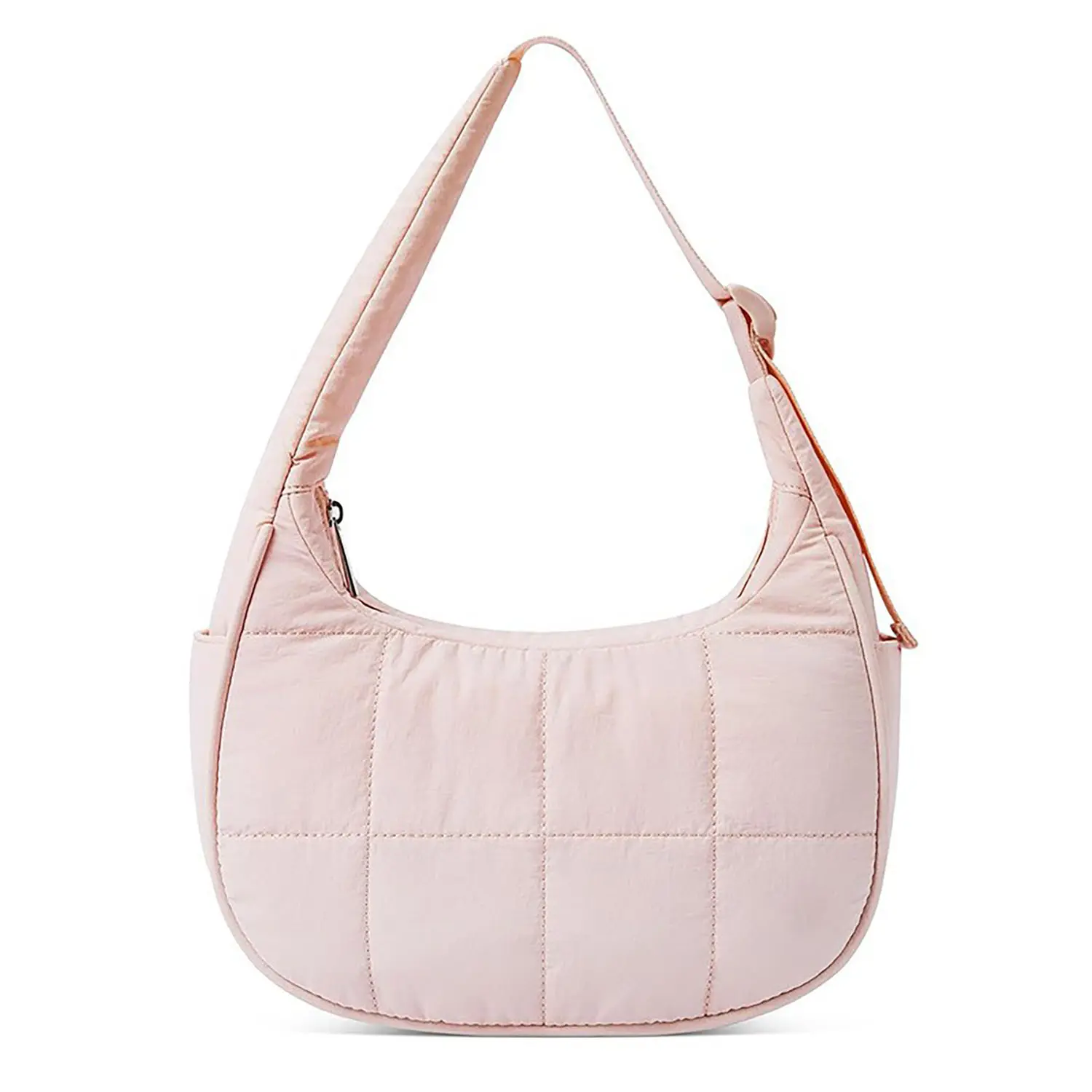 Stitched Nylon Bag Large Capacity Underarm Shoulder Bag Down Jacket Single Shoulder Silk Cotton Handbag Fashion Shoulder Bag