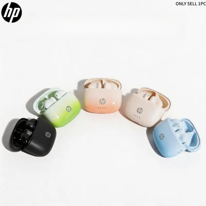 Hp Upgrade True Wireless In-Ear Earbuds, Strong Smart Noise Cancellation, TWS Stereo Sound, Sweatproof Waterproof, 30 Hours Battery Life, Clear Calls, Wireless Earphones Headphones