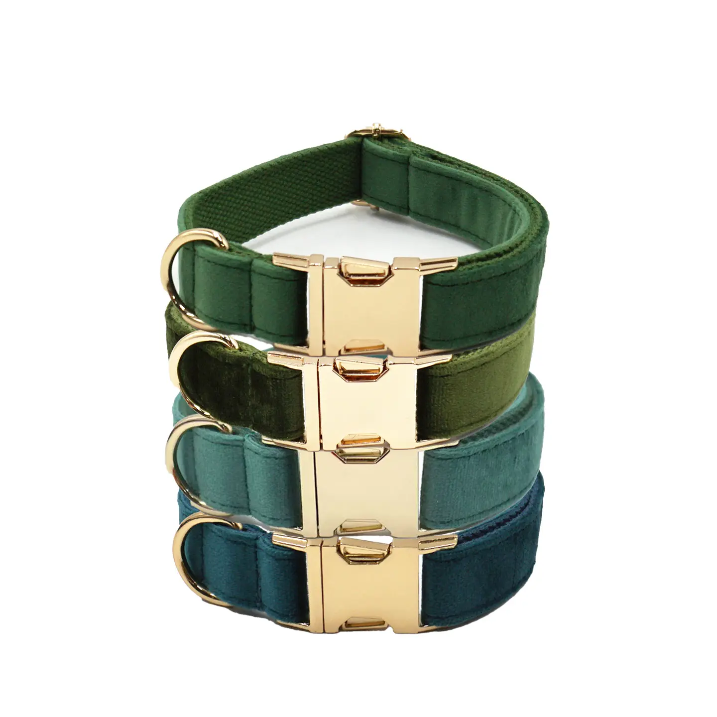 Personalized Greens Dog Collar 1Pc Custom Engraved Soft Engraved Nameplate Durable ID Durable Nylon Material Easy to Install
