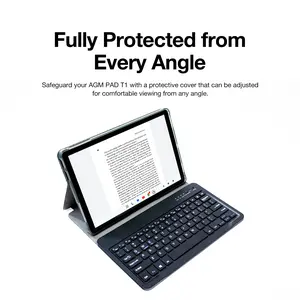 Children's Day gift AGM PAD T1 11 Inch Android 14 Tablet 1920*1200 FHD+ IPS Display T606 Widevine L1 & GMS Certified 8 (4+4) GB + 128GB [TF 1TB] 7000mAh GPS OTG BTG 5.0 W. /Case and screen protector WiFi only