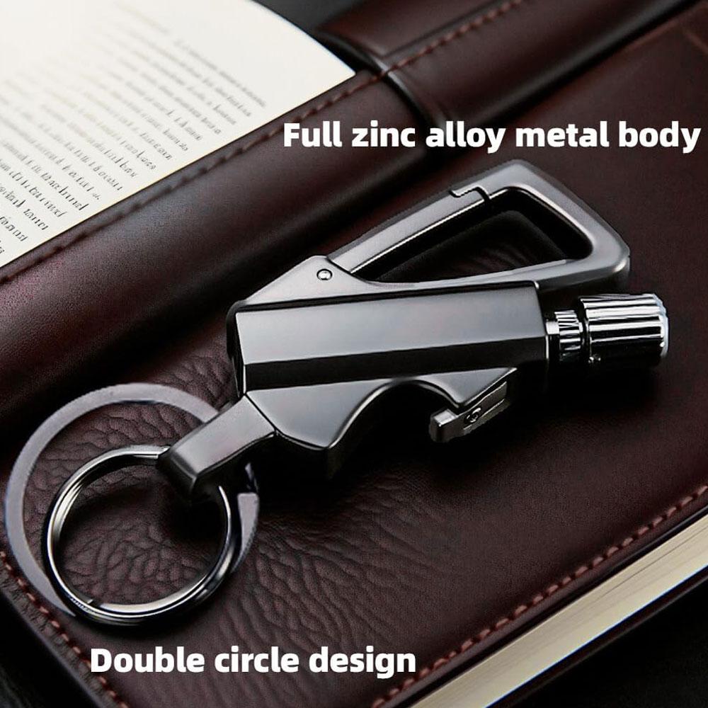 Multi Keychain, Bottle Opener, Portable Lighter, 3 in 1 Multi tool ( Not include the lighter fluid)