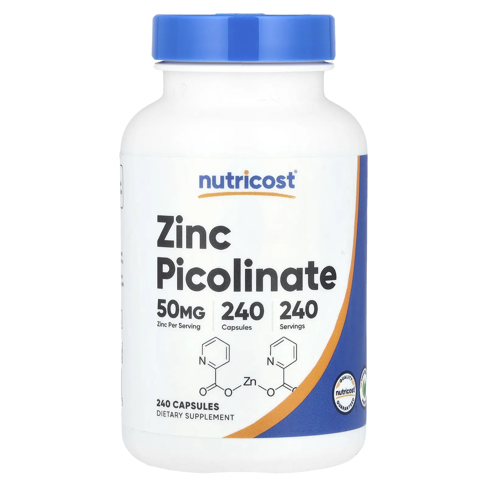 Nutricost Zinc Picolinate, 50 mg, 240 Capsules