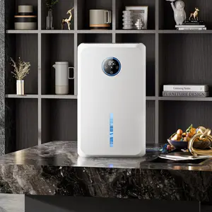 Home Dehumidifier, 1000 Sq. Ft Quiet Dehumidifier with LED Light & Remote Control, Ideal for Bedrooms, Basements, Bathrooms, and RVs