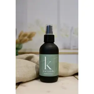 Ksentials 4 oz Room & Linen Spray - Natural Non-Toxic Fabric and Air Freshener Handmade in Miami Eco-Friendly Phthalate-Free Fragrance Oils Scented Bottle Scent. Perfect size for gifting and travel. Fall Collection