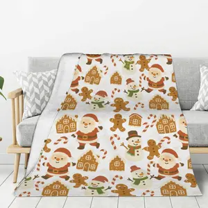 Gingerbread Christmas blanket