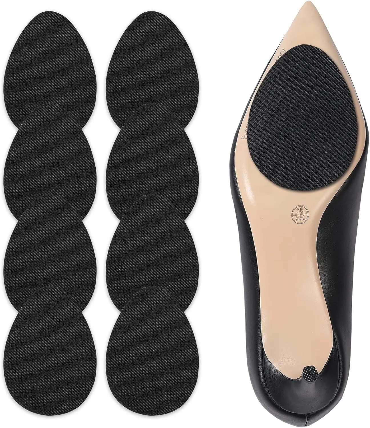 Shoe Sole Protector for Heels,Shoe Grips on Bottom of Shoes, Anti Slip Shoe Grips,Non Slip Shoe Pads,Non Slip Pads for Shoes, Shoe Gummies for Heels