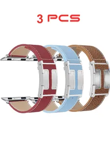 Magnetic Leather Watch Band for Women, Smartwatch Buckle, Premium Designer Style, Adjustable Length 165-215mm, Mother's Day Gift, Smartwatch Strap