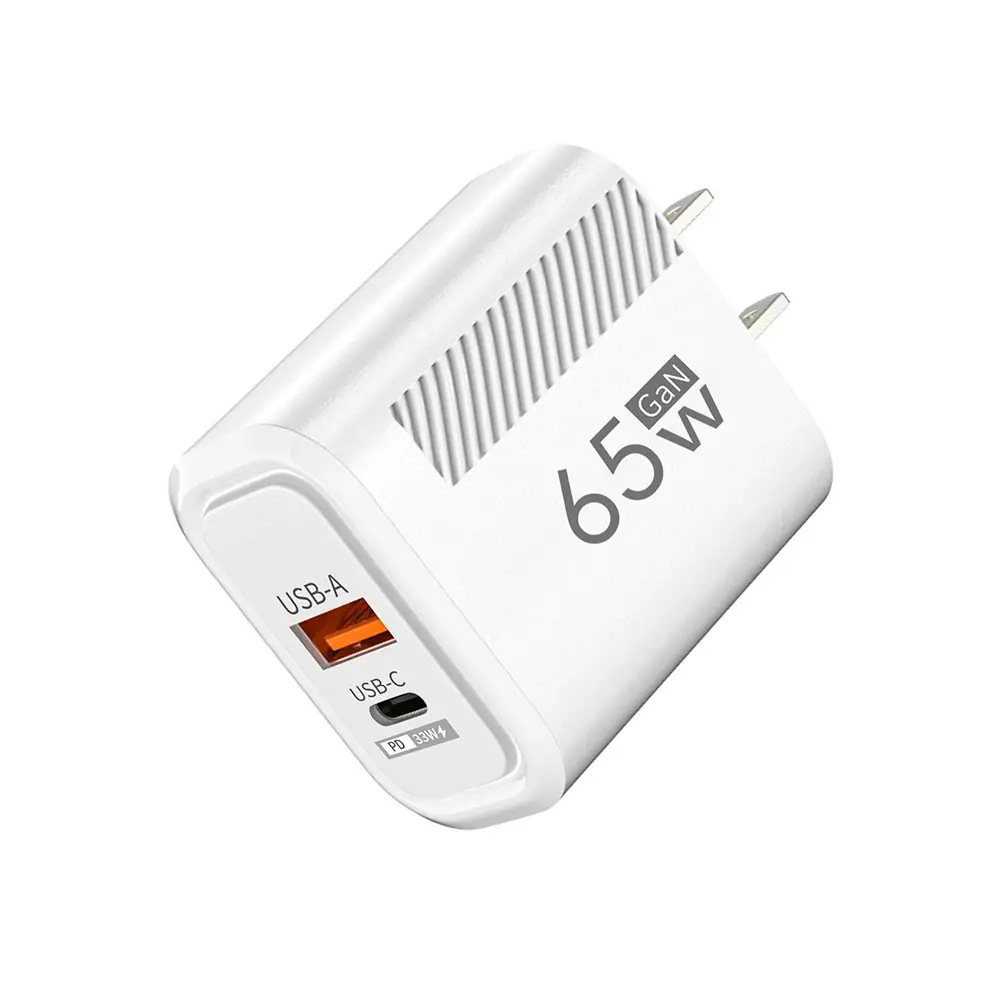 2 Ports QC3.0 PD USB C Type C Fast Wall Charger Power Adapter Plug for iPhone 11/12/13/14/15 Plus Pro Max,Samsung Galaxy S23/S22/S21