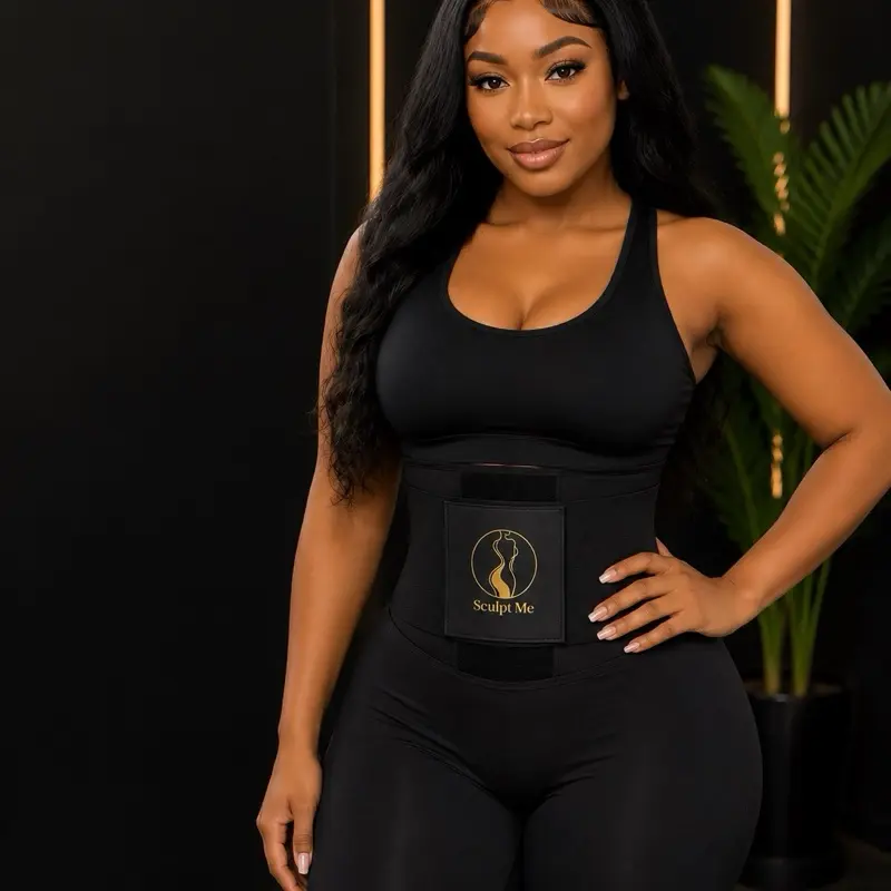 Women's Sculpt Me Adjustable Compression Waist Trainer Belt, Waist Shaper (S-XXL)