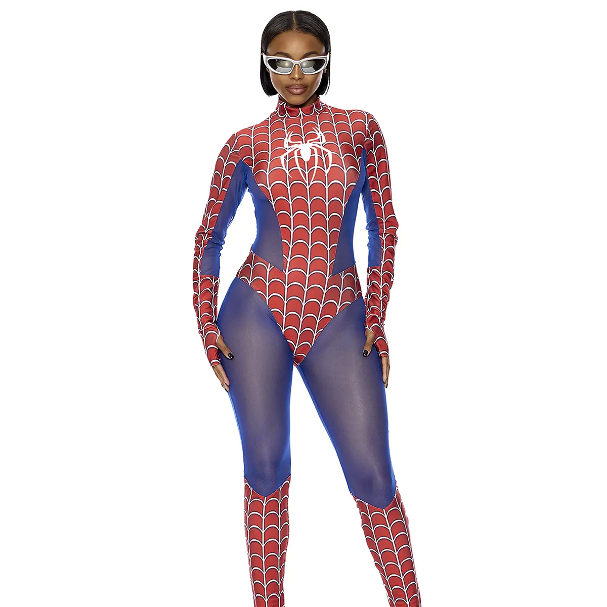 Forplay Women's Halloween Neighorhood Hero 2-Piece Women's Comic Book Character Costume