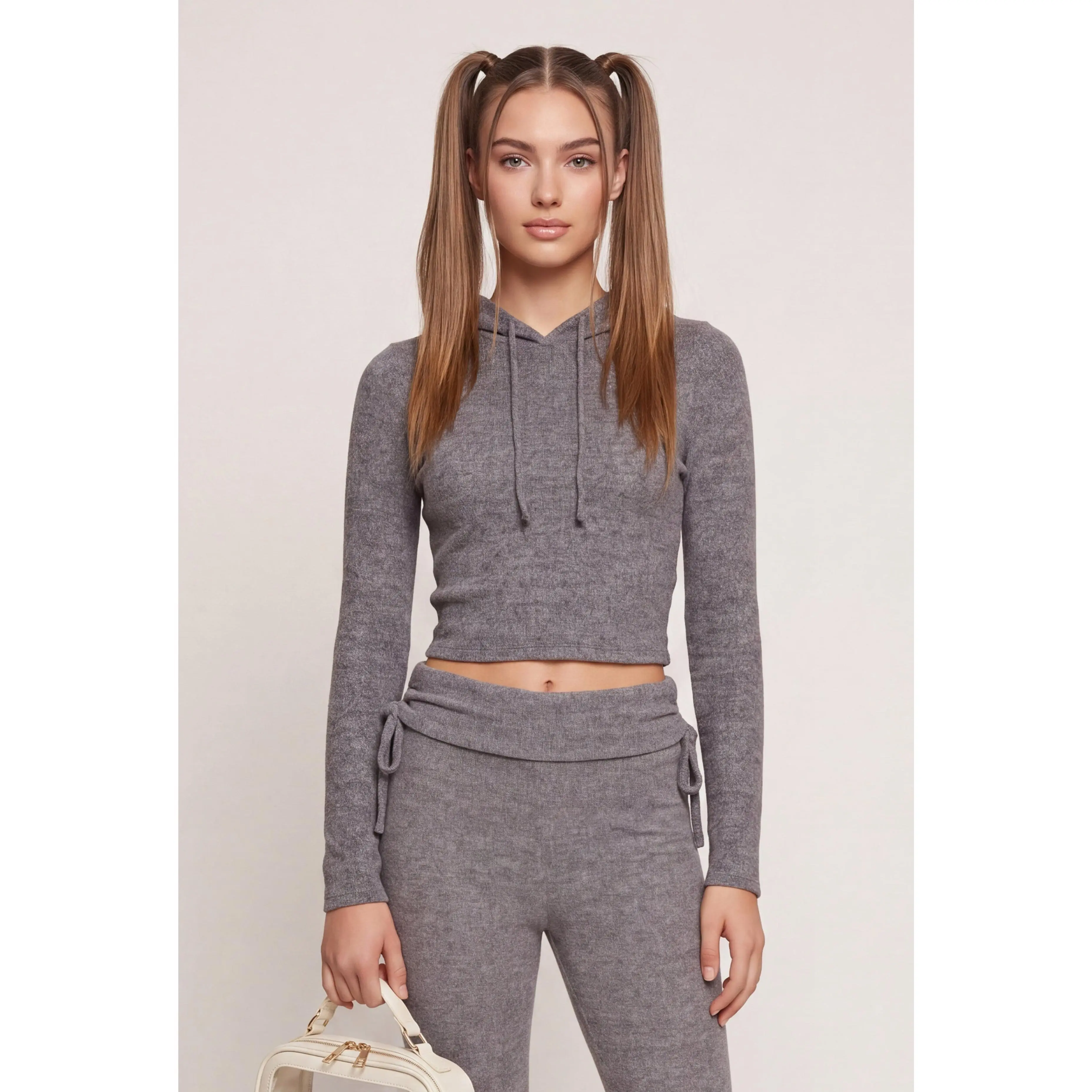 Delilah Hooded Crop Top